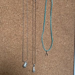 3 necklaces sold together
